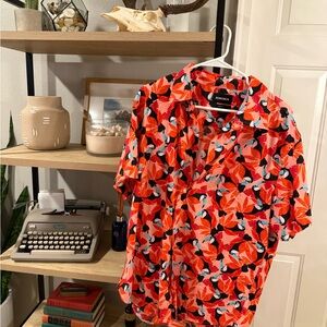 Bonobos Riviera Short Sleeve Button Down Shirt - Men’s X-Large (XL)